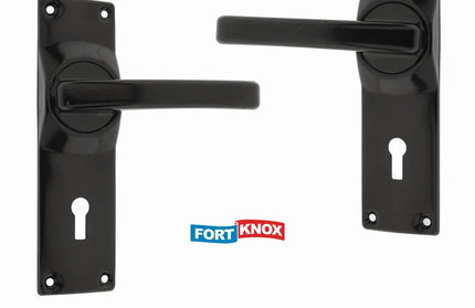 Lockset Classic Meduim Duty FortKnox-2Lever(MH Series)-Black