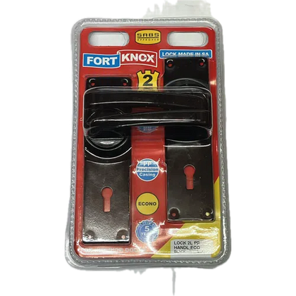 Lockset Classic Meduim Duty FortKnox-2Lever(MH Series)-Black-