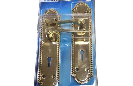 Lockset Georgian 8" Keyhole-Brass