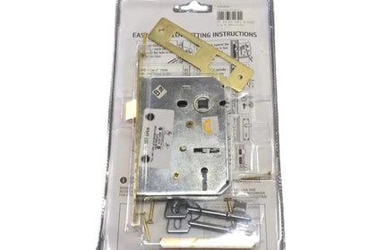 Lockset Georgian 8" Keyhole-Chrome Plated