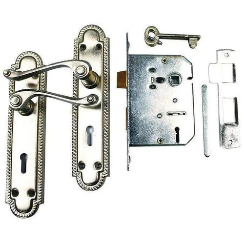 Lockset Georgian 8" Keyhole-Locksets-L&B-diyshop.co.za