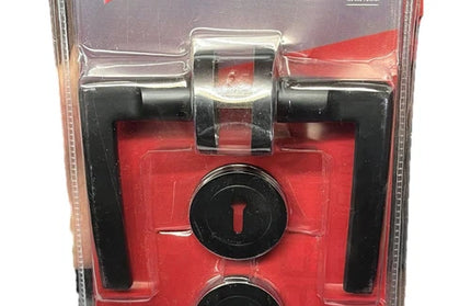 Lockset Rose Handle-Matt Black