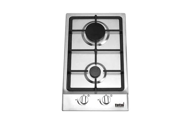 LPG Gas Hob Stainless Steel 2 Burner Totai-Default Title