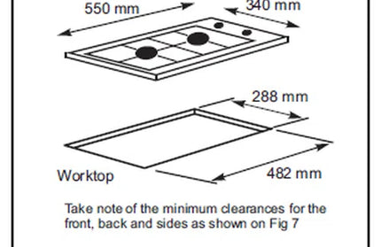 LPG Gas Hob Stainless Steel 2 Burner Totai-