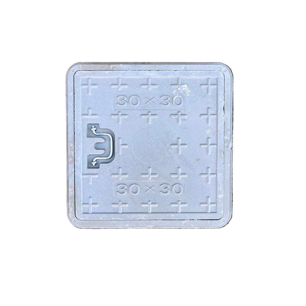 Manhole Cover Fiber Reinforced Plastic-ƒ250𝑚𝑚 (19.5𝐾𝑔)