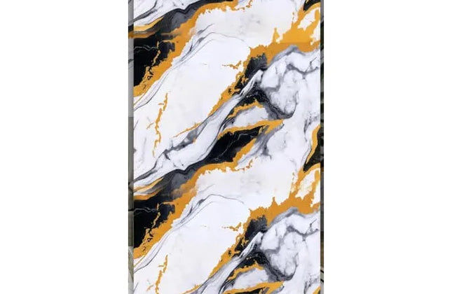 Marble Peel & Stick Roll-1.2x2.8m x 2.3mm-Black/White