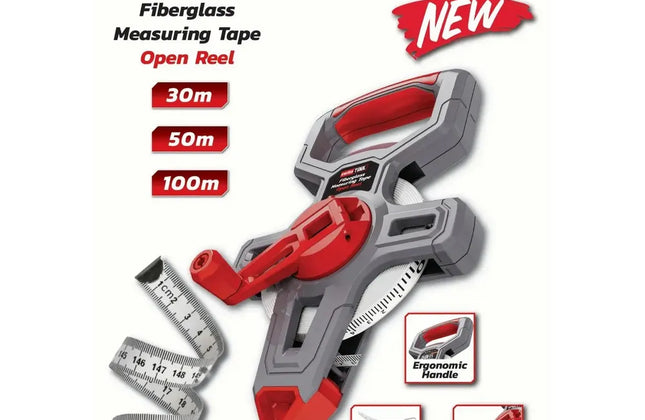 Measuring Tape Fibre Glass Reel Premuim Swiss-30𝑚-