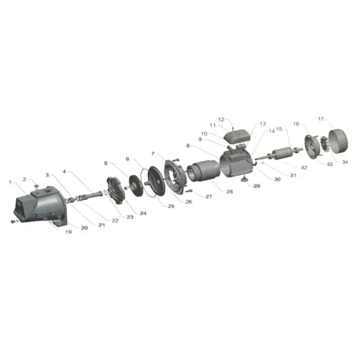 Mechanical Seals for Pressure Pump-𝐼⌀15𝑚𝑚 x 𝑂⌀30𝑚𝑚 Long-
