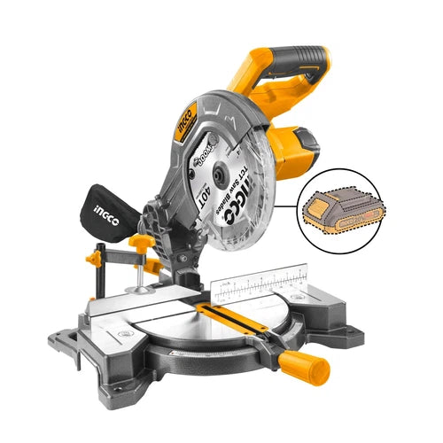 Mitre Saw Cordless 20𝑉 210𝑚𝑚 iNGCO-Tool Only