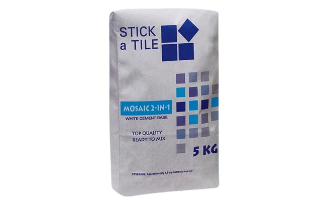 Mosaic Fix Stick n Tile-5𝐾𝑔-White