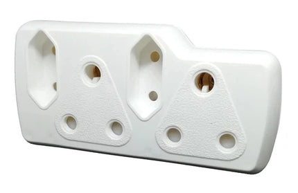 Multi Adapter Plug 2x Euro 2x 3Pin-Default Title