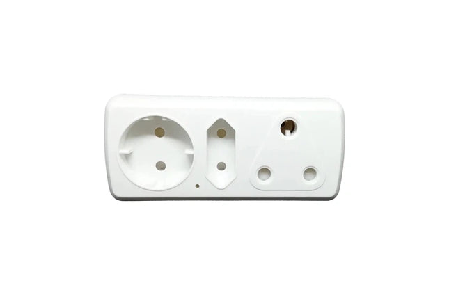 Multi Adapter Plug Schuko+Euro+3Pin-Default Title