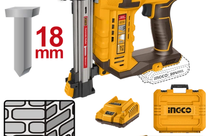 Nail Gun Concrete Pin Cordless 𝑃20ˢ SET iNGCO-