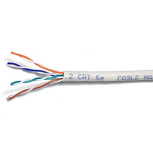 Network Cable CAT5E Unshielded(UTP) 𝑝/𝑚eter-W Box-Grey-diyshop.co.za