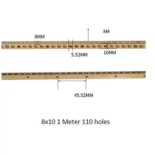 Neutral Bar Length-𝑤8x𝐻10x𝐿1000𝑚𝑚-