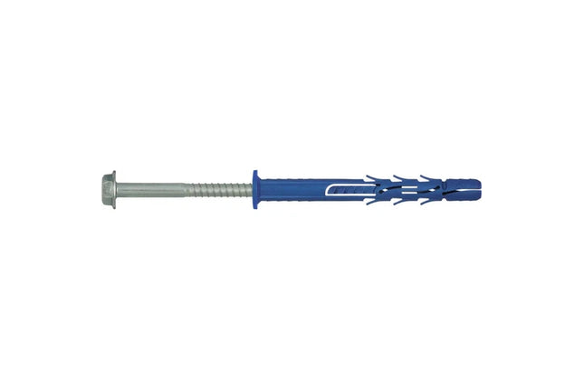 Nylon Frame Fixing Hex Colar Rawlplug-10 x 120mm-each