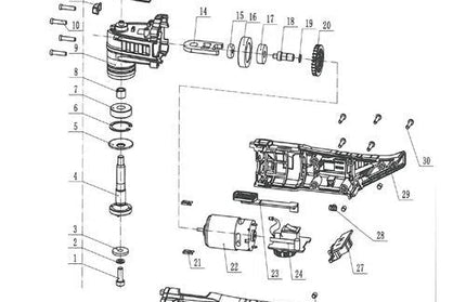 Oscillating Multi Tool Cordless 𝑃20ˢ iNGCO-Tool Only-