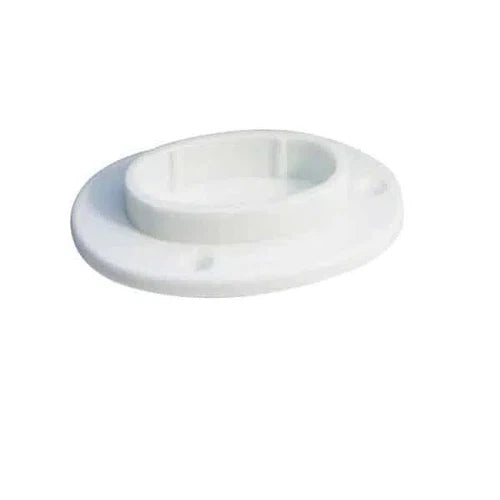 Oval Rail Flange Bracket Plastic-Default Title