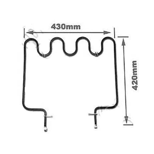 Oven Bake(Bottom) Element Defy-B64(1.9𝑘𝑊)(𝑤455x𝐷420𝑚𝑚)-