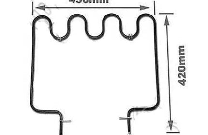 Oven Bake(Bottom) Element Defy-B64(1.9𝑘𝑊)(𝑤455x𝐷420𝑚𝑚)-