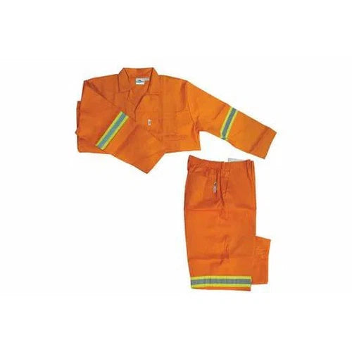 Overall Contisuit 2pc Orange with Reflective Stripes-40-Orange-