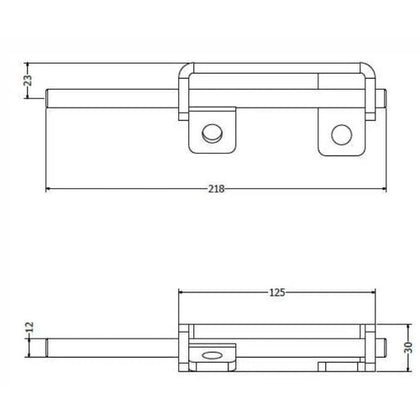 Pad Bolt Mild Steel Premium Painted-95mm Left-