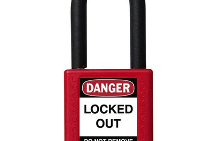 Padlock Danger Lockout Abus-40𝑚𝑚 (Keyed Alike005)-Red
