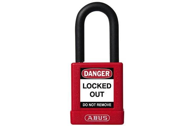 Padlock Danger Lockout Abus-40𝑚𝑚 (Keyed Alike005)-Red