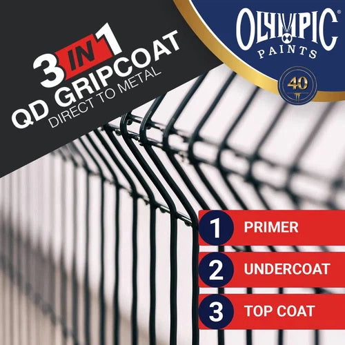 Paint Enamel 3in1 Gripcoat Olympic-5ℓ-White-