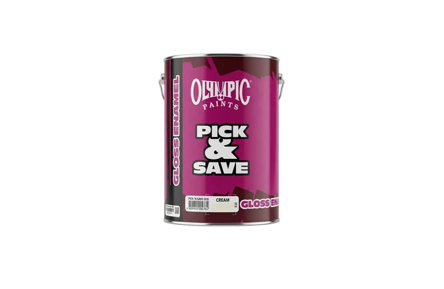 Paint Enamel eCono Gloss Pick n Save-5ℓ-Cream
