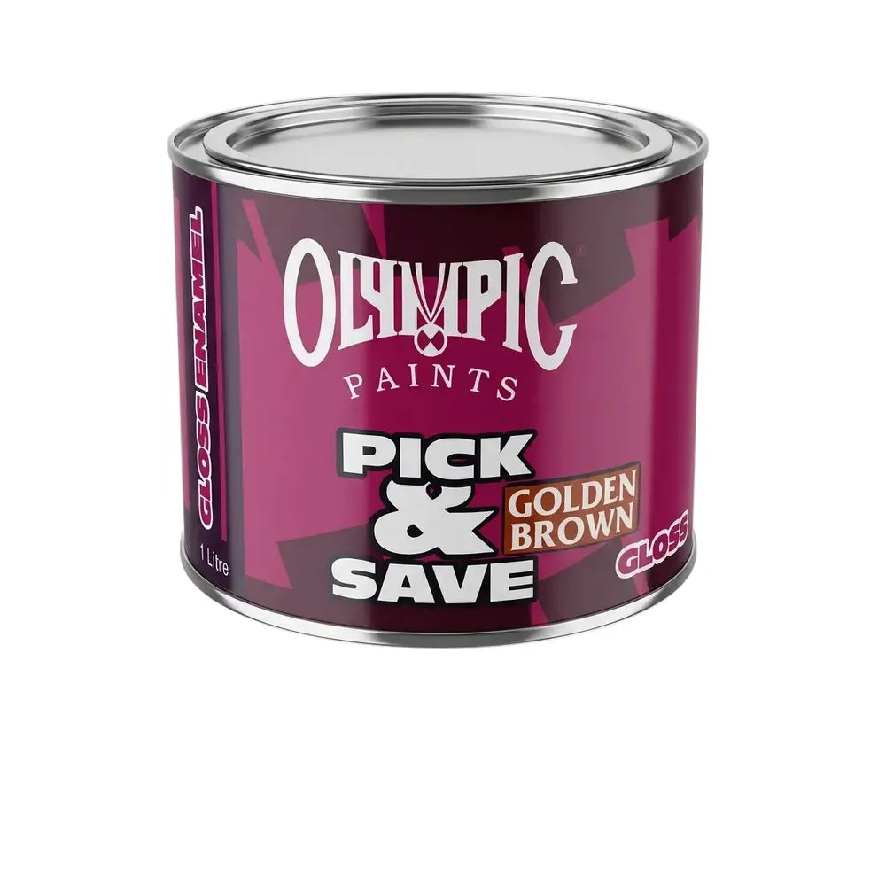 Paint Enamel eCono Gloss Pick n Save-1ℓ-Golden Brown-