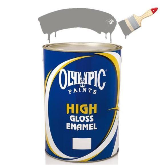 Paint Enamel Gloss Olympic-Paint-Olympic-1ℓ-Grey-diyshop.co.za