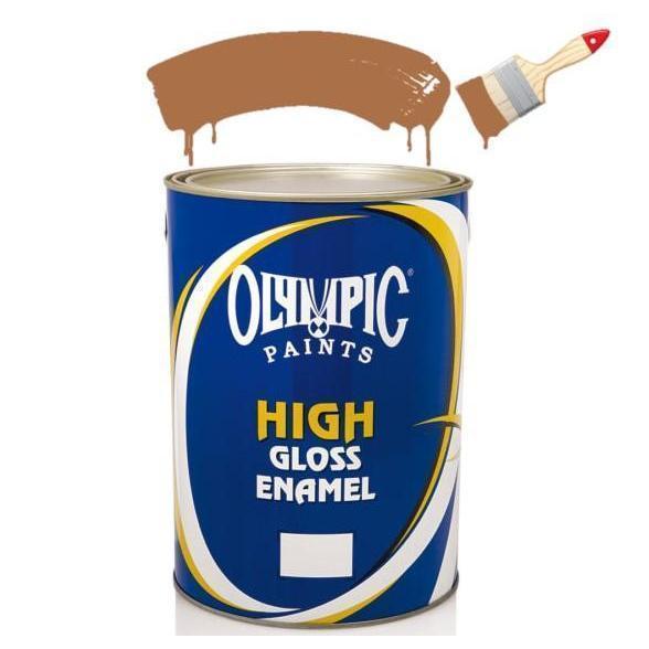 Paint Enamel Gloss Olympic-Paint-Olympic-500mℓ-Light Brown-diyshop.co.za