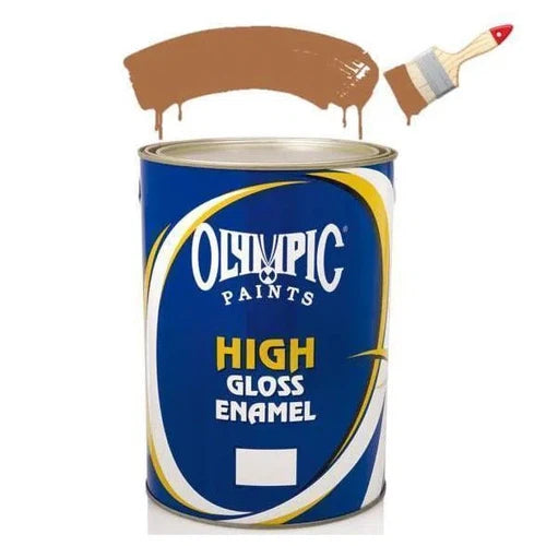Paint Enamel High Gloss Olympic-5ℓ-Light Brown
