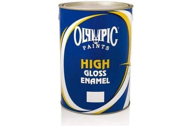 Paint Enamel High Gloss Olympic-500mℓ-White