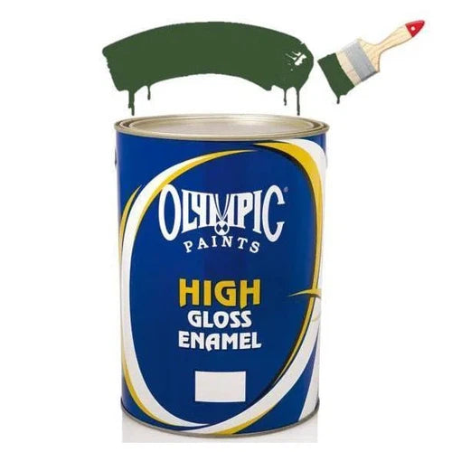 Paint Enamel High Gloss Olympic-5ℓ-Brilliant Green-