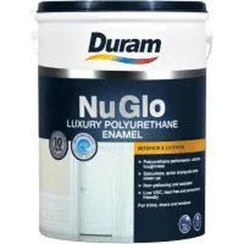 Paint Enamel Sheen Nu Glo Duram-Enamel Paint-Duram-5ℓ-White-diyshop.co.za