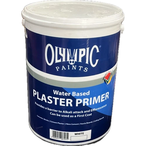 Paint Plaster Primer Water Based Olympic-5ℓ-White-