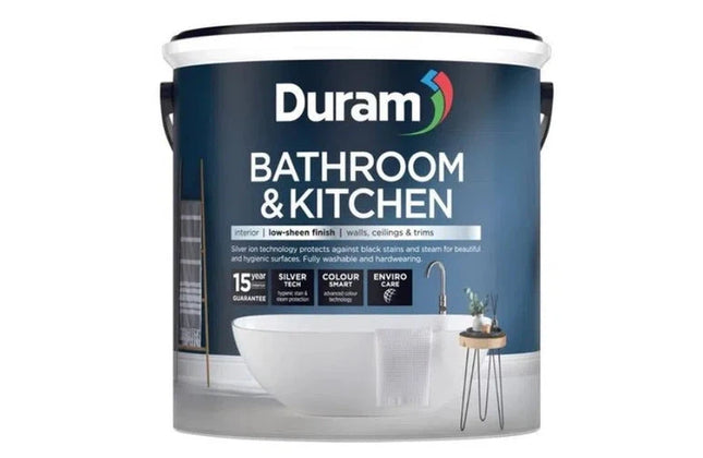 Paint PVA Bathroom & Kitchen Duram-2.5ℓ-White