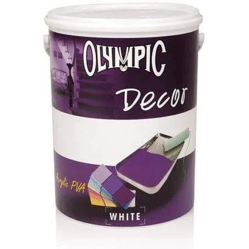 Paint PVA Decor Olympic-5ℓ-White-