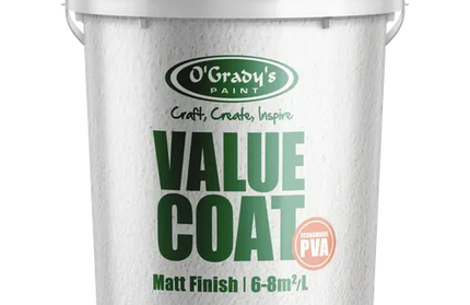 Paint PVA Value Coat Ogradys-20ℓ-Light Grey