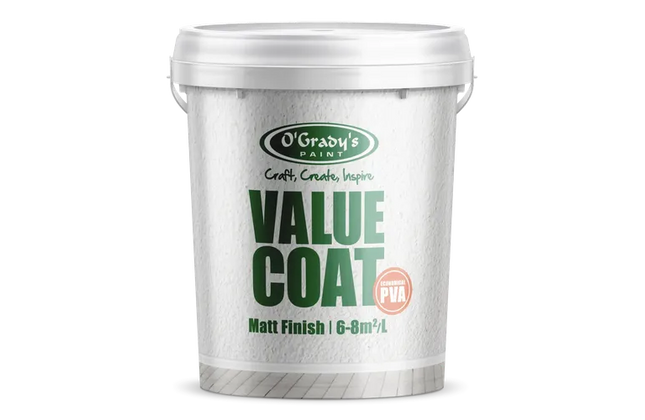Paint PVA Value Coat Ogradys-20ℓ-Light Grey
