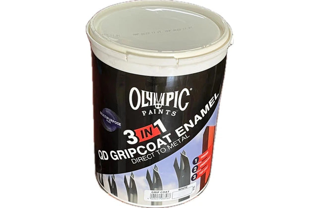 Paint QD Enamel 3in1 Gripcoat Olympic-5ℓ-White