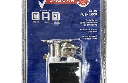 Patio Lock Press Pin Copydex Jaguar-Silver