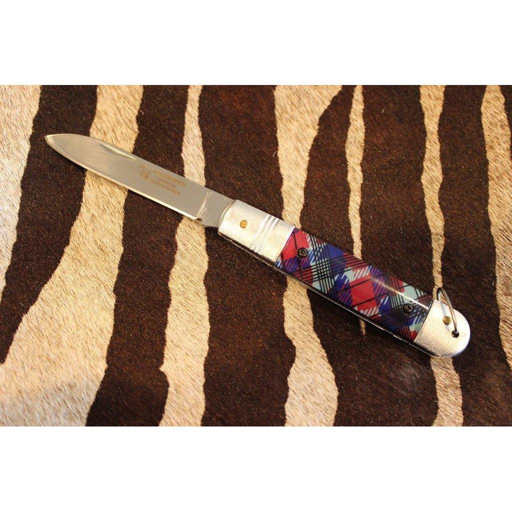 Pocket Knife Tartan Silver Okapi-Pocket Knife-Okapi-diyshop.co.za
