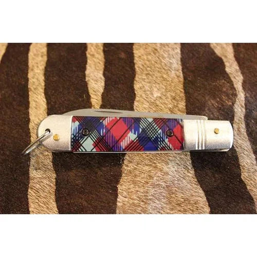 Pocket Knife Tartan Silver Okapi-Pocket Knife-Okapi-diyshop.co.za