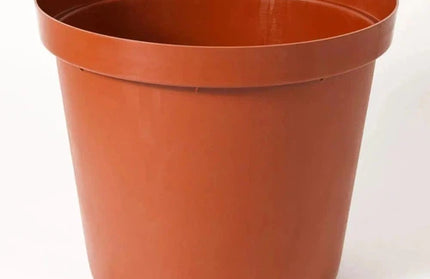 Plant Pot Plastic Round-⌀200 x ℎ175𝑚𝑚-Terracotta