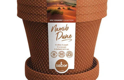 Plant Pot Plastic Round (3Pack) SEBOR-⌀150 x ℎ150𝑚𝑚-Namib
