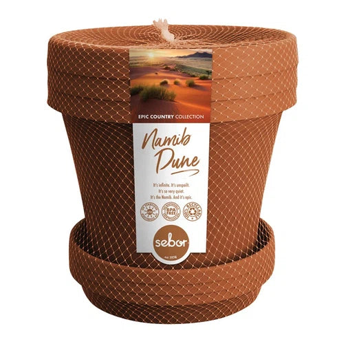 Plant Pot Plastic Round (3Pack) SEBOR-⌀150 x ℎ150𝑚𝑚-Namib-