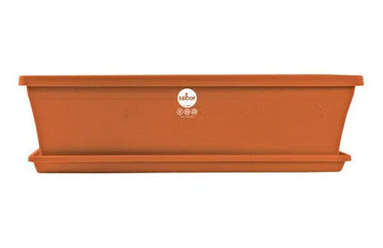 Plant Pot Plastic Sill Planter SEBOR-𝐿50𝑐𝑚-Terracotta